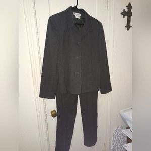 Harve Benard Suit Set Pants / Blazer 100% Wool/Laine Women size 12/10  Vintage